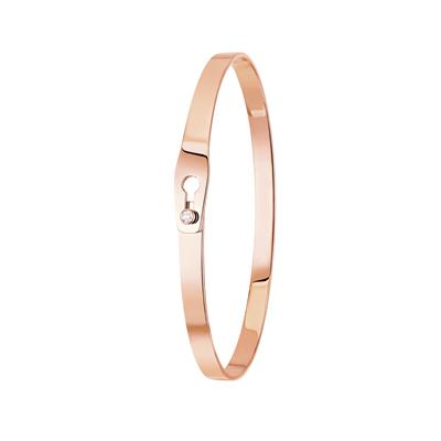 Bracelet Serrure pink gold and diamonds 3 200 EUR